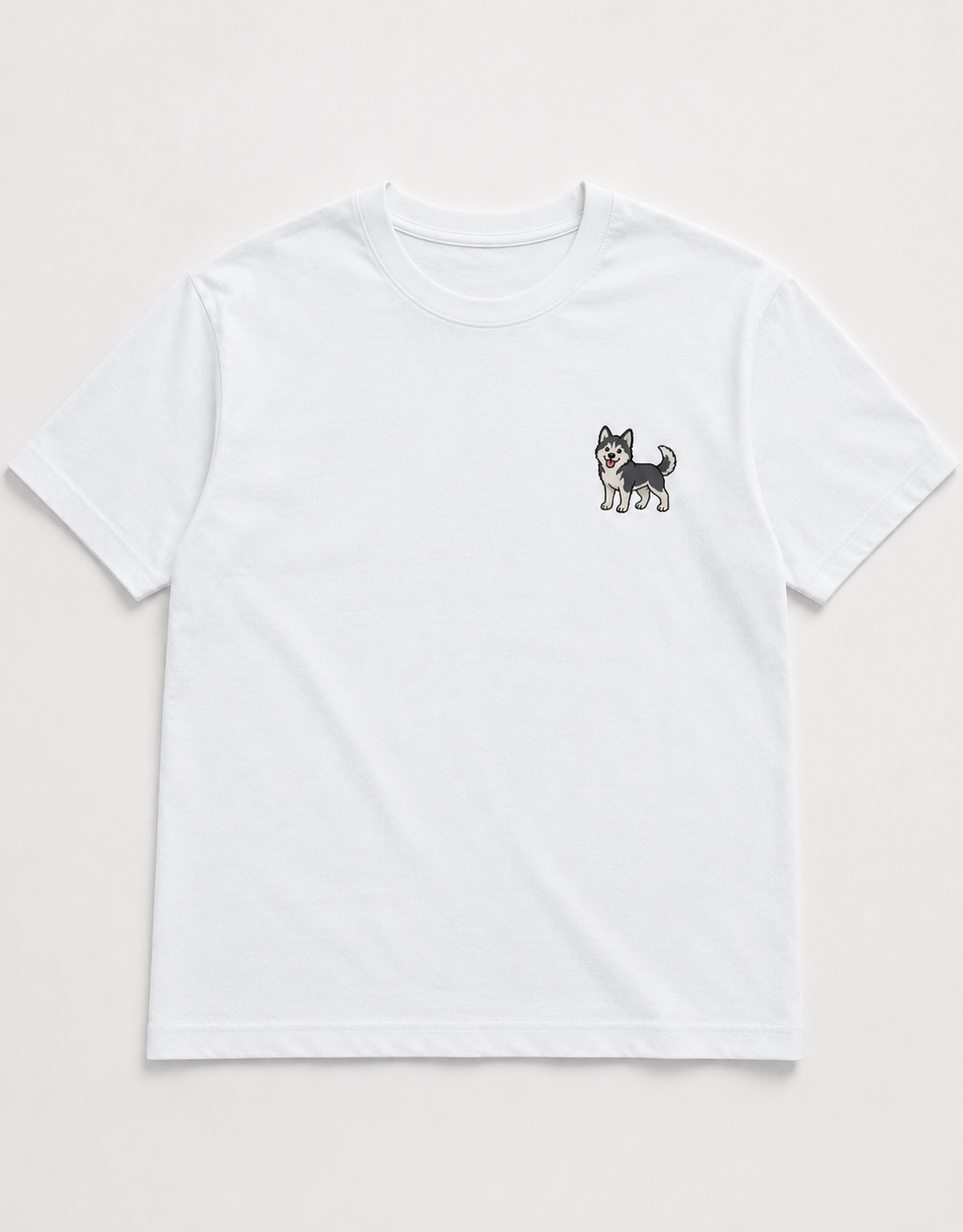 Husky Embroidered Tee