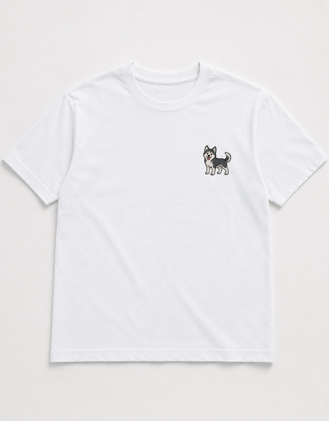 Husky Embroidered Tee