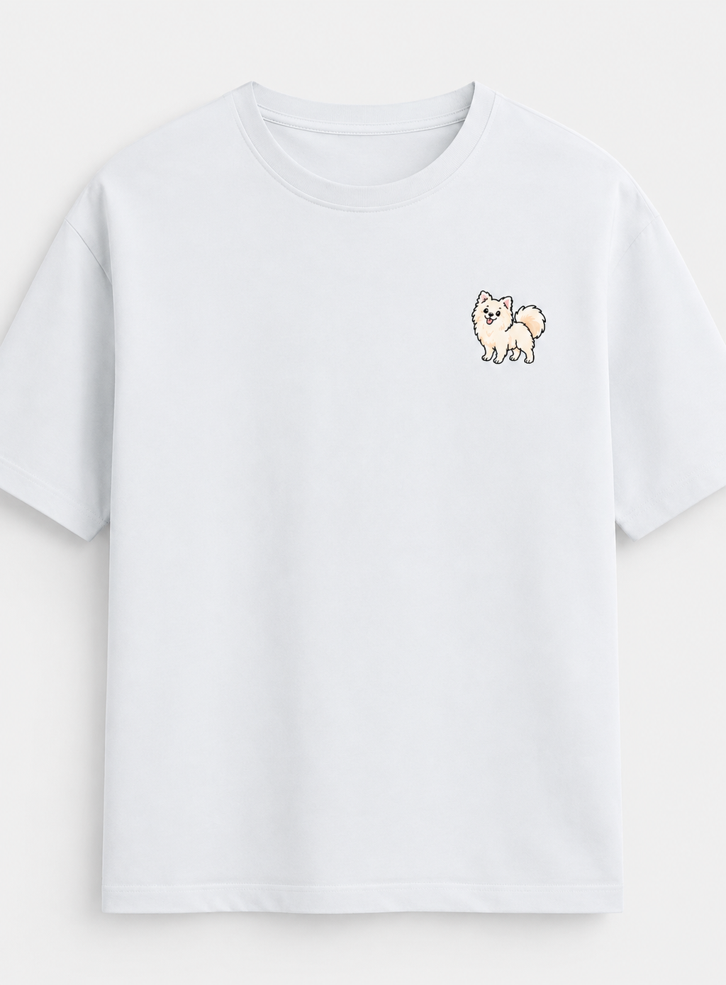 Pomeranian Embroidered Tee