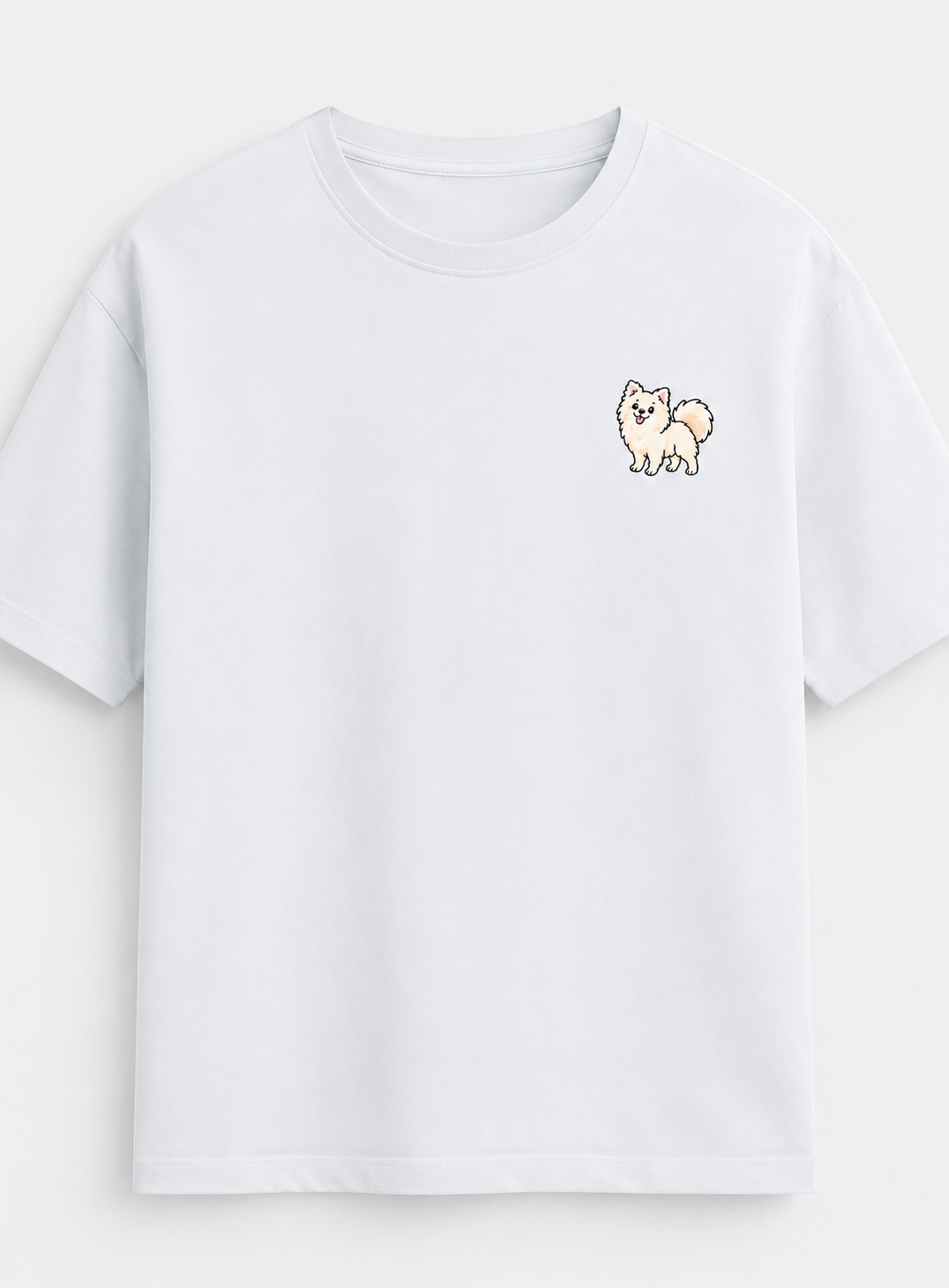 Pomeranian Embroidered Tee